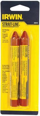Irwin Rood krijt, gekarteld 2 in verpakking - 666012