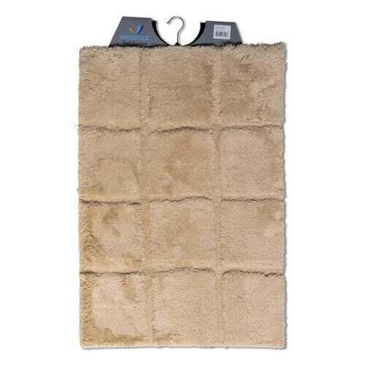 Badmat ruit taupe 60x90cm Badmat ruit taupe 60x90cm