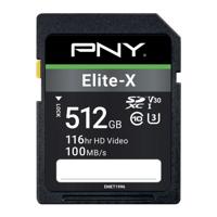 PNY Elite-X flashgeheugen 512 GB SDXC UHS-I Klasse 10 - thumbnail