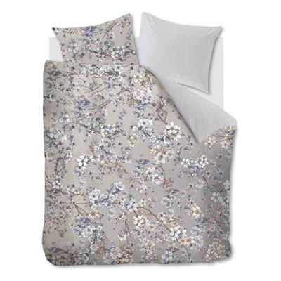 Kardol Dekbedovertrek Fleurelle - Blauwgrijs - Lits-jumeaux 240x200/220 Cm