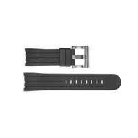 TW Steel horlogeband TWB130L / TW130L Silicoon Zwart 22mm - thumbnail