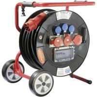 AS Schwabe 26205 Kabelhaspel 30.00 m Zwart CEE-stekker 32 A 5-polig - thumbnail