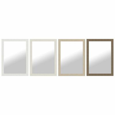 Wandspiegel DKD Home Decor Bruin Zwart Donker grijs Ivoor 70 x 2 x 97 cm (4 Stuks) Wandspiegel DKD Home Decor Bruin Zwart Donker grijs Ivoor 70 x 2 x 97 cm (4 Stuks)