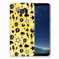 Silicone Back Case Samsung Galaxy S8 Plus Punk Geel - thumbnail