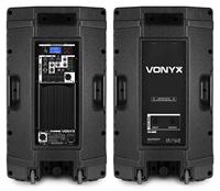 Vonyx VSA150S actieve stereo speakerset 15 inch - thumbnail