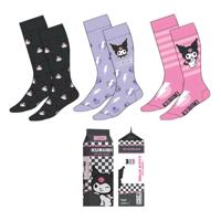 Sanrio Socks 3-Pack Kuromi 36-43 - thumbnail