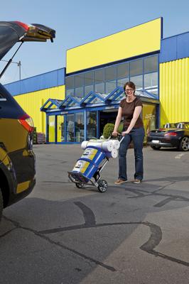 Wolfcraft TS 850 5501000 Steekwagen Inklapbaar Aluminium spuitgietwerk Laadvermogen (max.): 100 kg