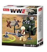 Sluban Wwii 4 into 1 display (m38-b0678) - thumbnail