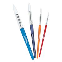 Colorations - verfkwasten rond, 4st. - thumbnail
