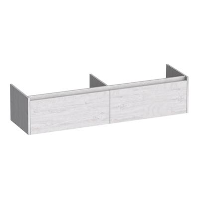 Brauer Embrace - Onderkast - 160 cm - met 2 Softclose Lades Greeploos en 2 Sifon Uitsparingen - Forest Seashell