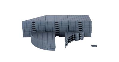 Kerstfiguur Plaza system (grey variety) - 32 pcs Lemax - Lemax Kerstfiguur Plaza system (grey variety) - 32 pcs Lemax - Lemax