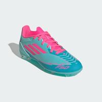 adidas F50 Messi League Gras / Kunstgras Voetbalschoenen (MG) Kids Turquoise Roze - thumbnail