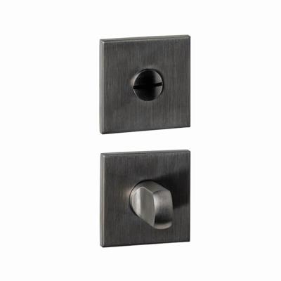 Intersteel WC-sluiting verdekt 53x53x6mm met stift 6-8mm PVD Antraciet