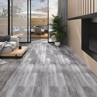 VidaXL Vloerplanken zelfklevend 5,02 m² 2 mm pvc mat houtgrijs - thumbnail