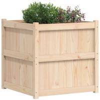 VidaXL Plantenbak 70x70x70 cm massief grenenhout - thumbnail