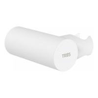 Handdouchehouder Tres Rond Ø 3.4x6.4x9.1 cm Mat Wit Tres - thumbnail