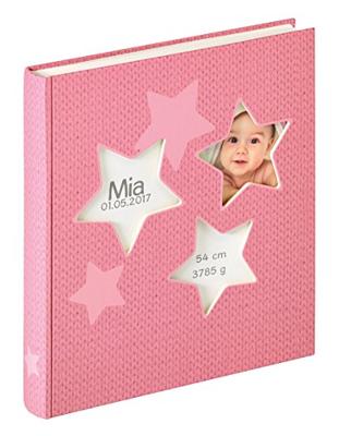 walther+ design UK-133-R Fotoalbum (b x h) 28 cm x 31 cm Roze 50 bladzijden walther+ design UK-133-R Fotoalbum (b x h) 28 cm x 31 cm Roze 50 bladzijden