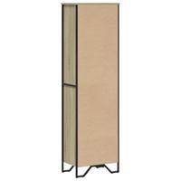 Boekenkast 50x31x169 cm bewerkt hout sonoma eikenkleurig - thumbnail