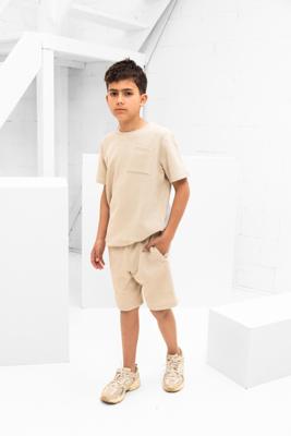 Malelions Waffle Zomerset Kids Beige - Maat 164 - Kleur: Beige | Soccerfanshop