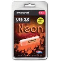 Integral INFD64GBNEONOR3.0 USB flash drive 64 GB USB Type-A 3.2 Gen 1 (3.1 Gen 1) Oranje - thumbnail