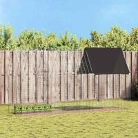 Konijnenkooi Zilver 400 x 100 x 210 cm Gegalvaniseerd staal - thumbnail