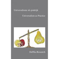 Universalisme als praktijk - Gert Wijlage - Paperback (9789402189254) - thumbnail
