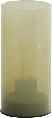 Light & Living tafellamp glas vazolla 7x15cm mint groen