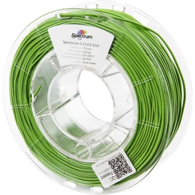 Spectrum Filaments 80568 S-Flex 85A Filament Flexibel filament Flexibel, Chemisch bestendig, Slagvast, Niet-trekkend 1.75 mm 250 g Lime Green, Groen 1 stuk(s)