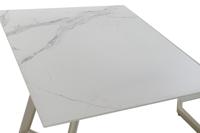 Eettafel DKD Home Decor Kristal Gouden Metaal Wit (140 x 80 x 76 cm) - thumbnail