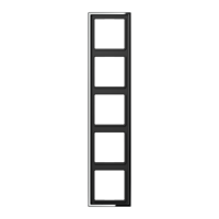 Jung LS990 afdekraam 5-voudig glanzend chroom - thumbnail