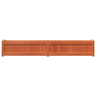 VidaXL Plantenbak 180x31x31 cm massief grenenhout wasbruin