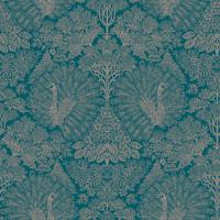Dutch Wallcoverings Behang Escapade Pauw Groen/Goud A222-03 - thumbnail