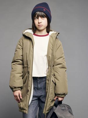 Parka met capuchon voor meisjes JONEN kaki Parka met capuchon voor meisjes JONEN kaki