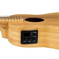 Cascha HH 2314E Bamboo Natural E/A tenor ukelele set - thumbnail