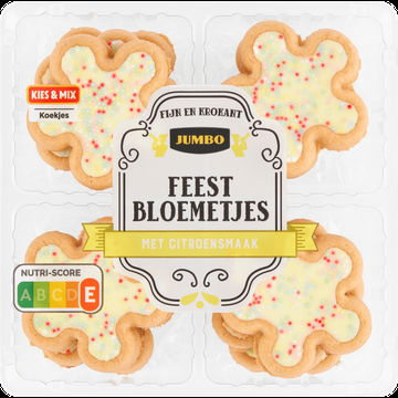 Jumbo Feestbloemetjes met Citroensmaak 150 g