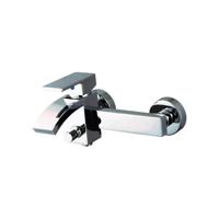 CASCATA ééngreepsmengkraan bad met watervaluitloop, chroom keramische schijven geluidsarme, verwisselbare 35 mm cartouche ½" (Ø ca. 1,9 cm) verbinding voor doucheslang metalen greep garantie - thumbnail