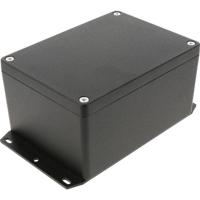 Hammond Electronics 1550Z115FBK Universele behuizing 148 x 108 x 75 Aluminium spuitgietwerk Zwart 1 stuk(s) - thumbnail