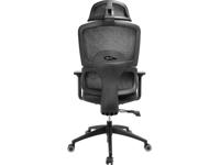 Sandberg ErgoFusion Gaming Chair Pro Universele gamestoel Gecapitonneerde zitting Zwart, Grijs - thumbnail