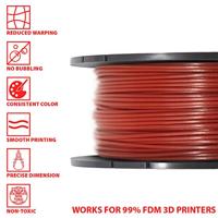 XYZprinting RF10BXEU04H REFILL ABS Red 600g Filament ABS kunststof 1.75 mm 600 g Rood 1 stuk(s) - thumbnail