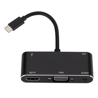 USB-C/type-C naar HDMI/VGA/USB 3 0/PD Converter