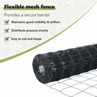 VidaXL Hek met paal grijs 0,8 x 10 m staal - thumbnail