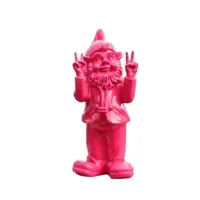 Stoobz kabouter peace fuchsia 31cm - thumbnail