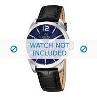 Horlogeband Jaguar J661-2 / J663-2 Leder Zwart 21mm - thumbnail