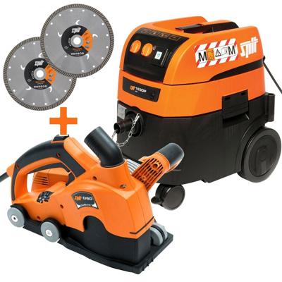 Spit D60 Sleuvenfrees + AC1630PM Stofzuiger - 695596