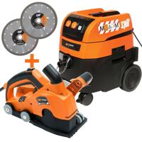 Spit D60 Sleuvenfrees + AC1630PM Stofzuiger - 695596 - thumbnail