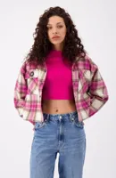 Black Bananas Club Overshirt Dames Roze - Maat XS - Kleur: WitRoze | Soccerfanshop - thumbnail