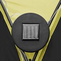 Partytent met LED en 4 zijwanden 3,6x3,6x2,3 m groen - thumbnail