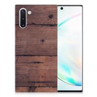 Samsung Galaxy Note 10 | Bumper Hoesje | Old Wood - thumbnail