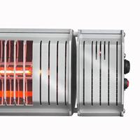 Eurom Golden 2000 Amber Rotary Patioheater Terrasverwarmer Grijs - thumbnail