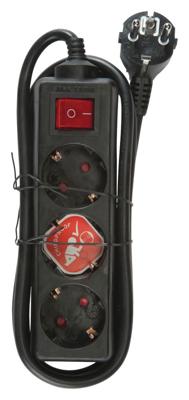 Brennenstuhl 3-weg stekkerdoos met schakelaar 1,4m